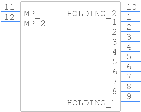 AYF530865TA - Panasonic - PCB symbol