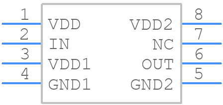 NSi8210Cx-DSWVR - NOVOSENSE - PCB symbol