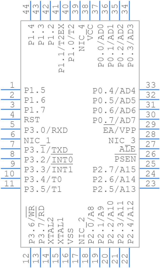 P87C52SBBB,557 - NXP - PCB symbol