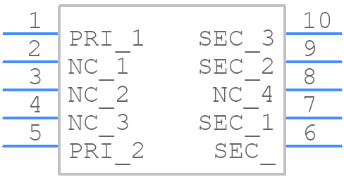 BV042-5210.0 - Yageo Group - PCB symbol