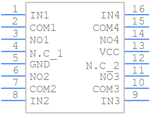 RS2259BXTSS16 - RUNIC - PCB symbol