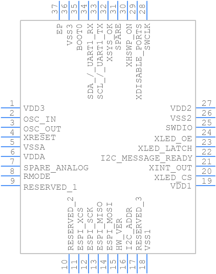 PD69100C-GGGG - Microchip - PCB symbol