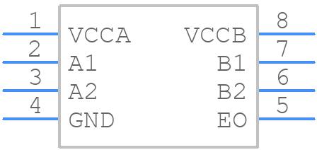G2129BAJ1U - Global Mixed-Mode Technology - PCB symbol