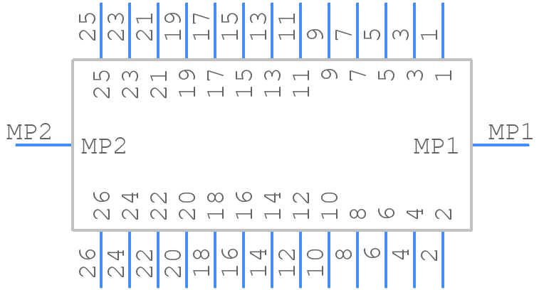 505433-2681 - Molex - PCB symbol