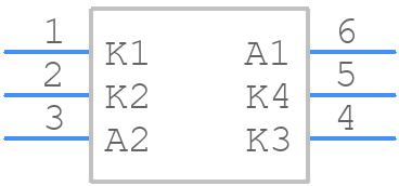 DF6A6.8FU - Toshiba - PCB symbol
