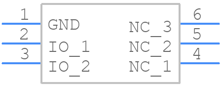 DF6D6M4N - Toshiba - PCB symbol