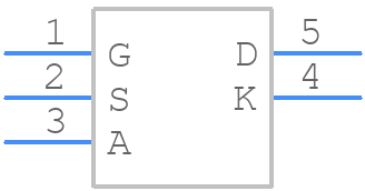 SSM5G11TU - Toshiba - PCB symbol