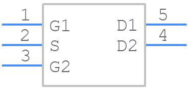 SSM5N15FU - Toshiba - PCB symbol