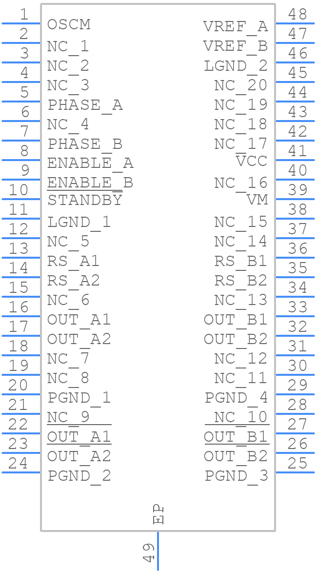 TB62208FNG - Toshiba - PCB symbol