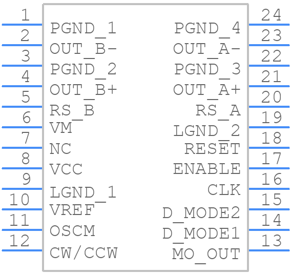 TB62211FNG - Toshiba - PCB symbol