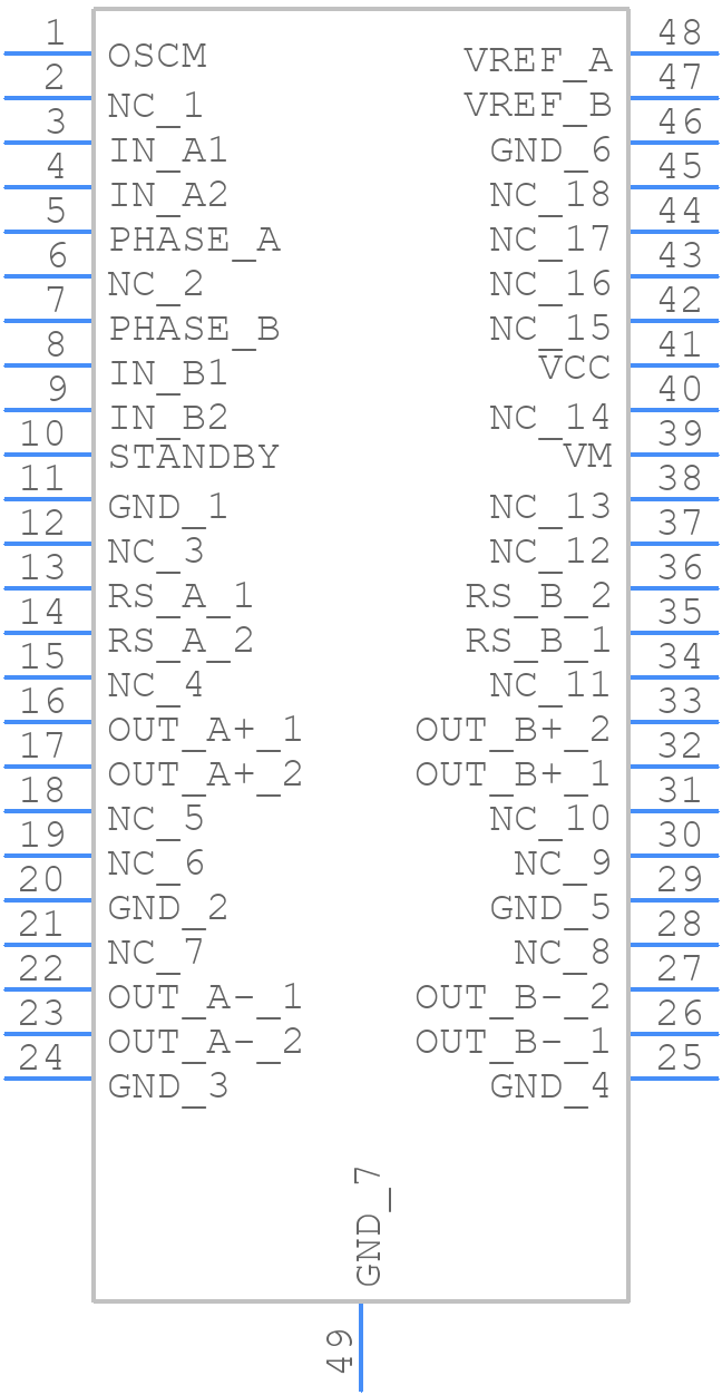 TB62213AFNG - Toshiba - PCB symbol