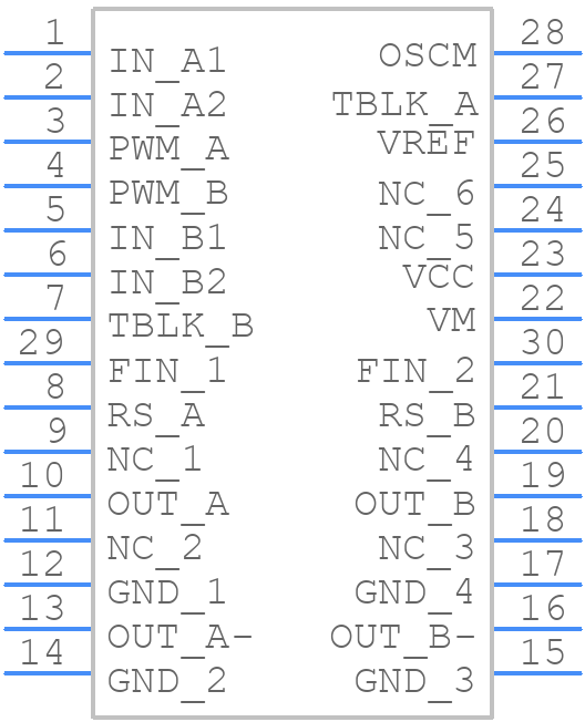 TB62216FG - Toshiba - PCB symbol