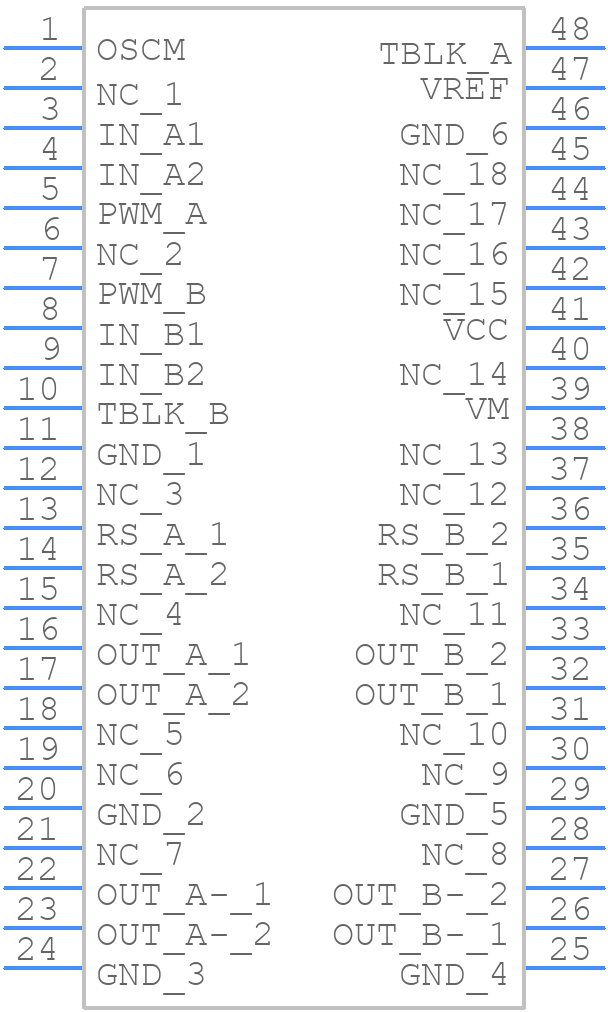 TB62216FNG - Toshiba - PCB symbol