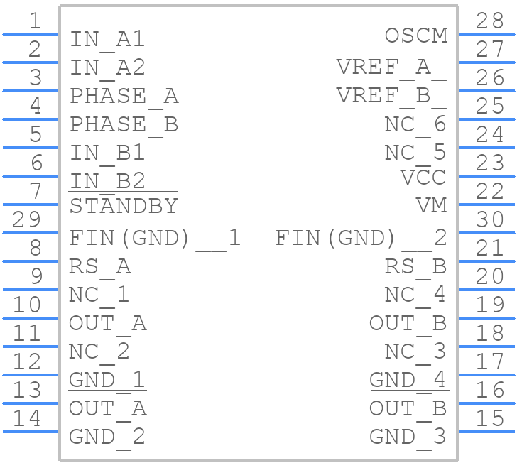 TB62218FG - Toshiba - PCB symbol