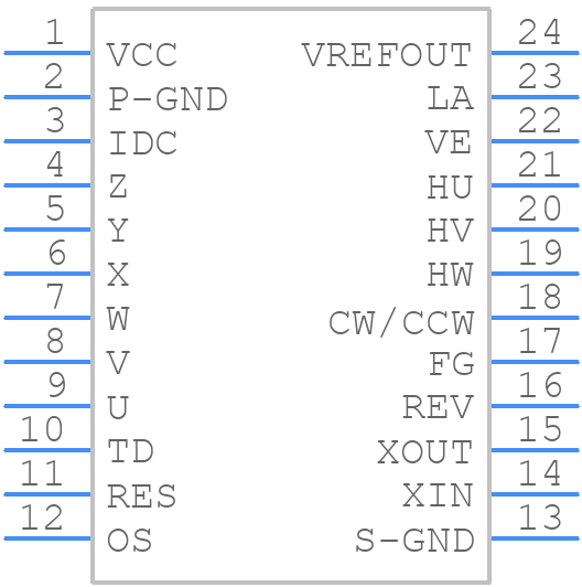 TB6551FAG - Toshiba - PCB symbol