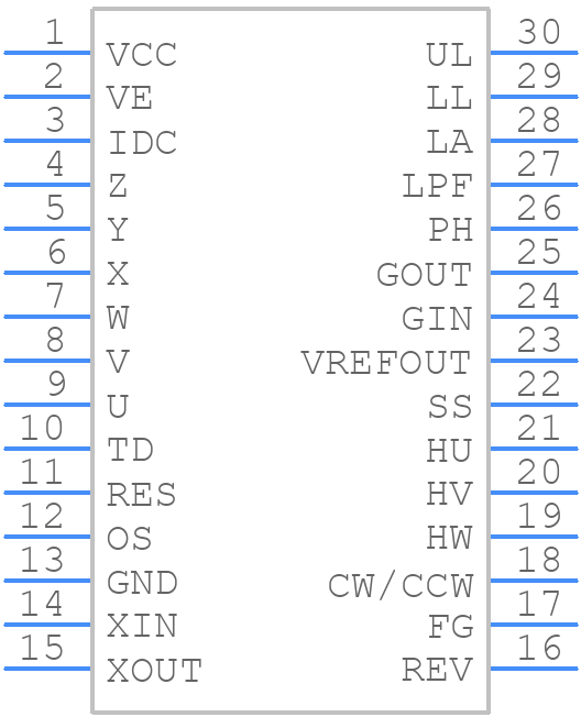 TB6556FG - Toshiba - PCB symbol