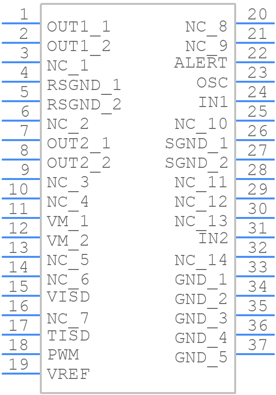 TB6569FTG - Toshiba - PCB symbol