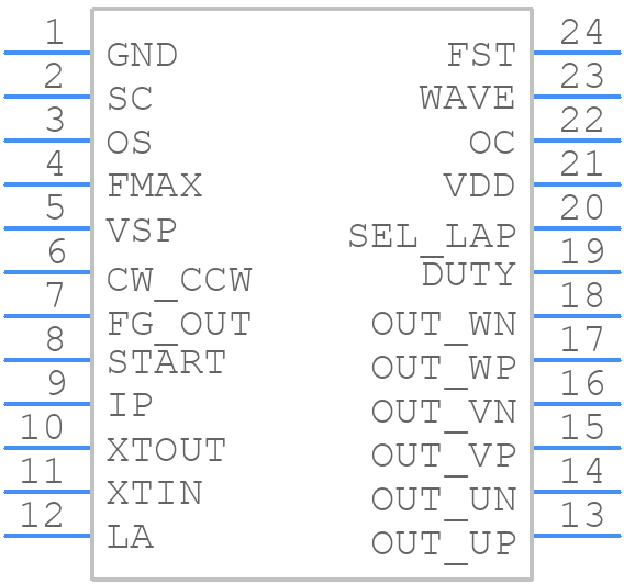 TB6575FNG - Toshiba - PCB symbol
