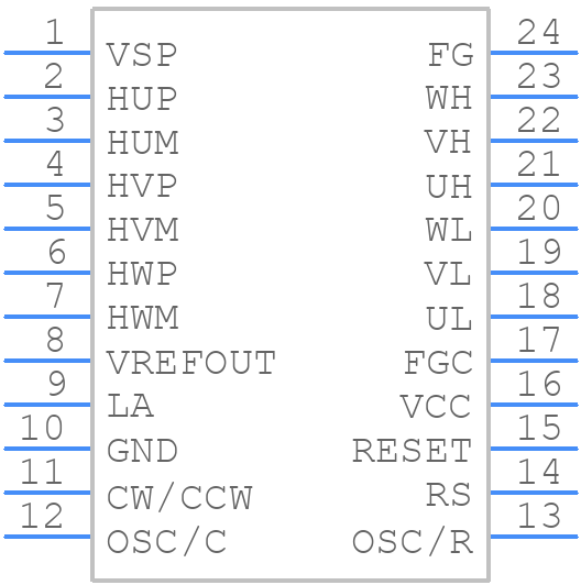 TB6586BFG - Toshiba - PCB symbol