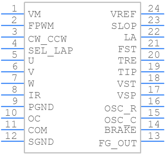 TB6633AFNG - Toshiba - PCB symbol
