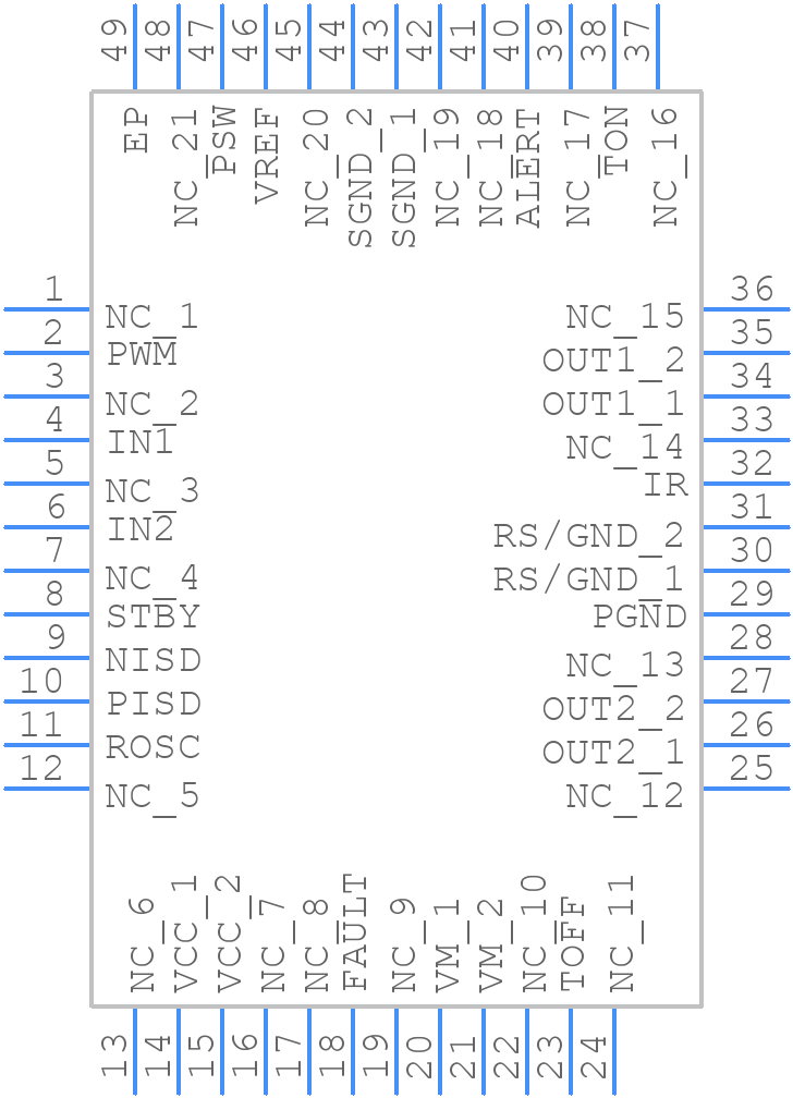 TB6640FTG - Toshiba - PCB symbol