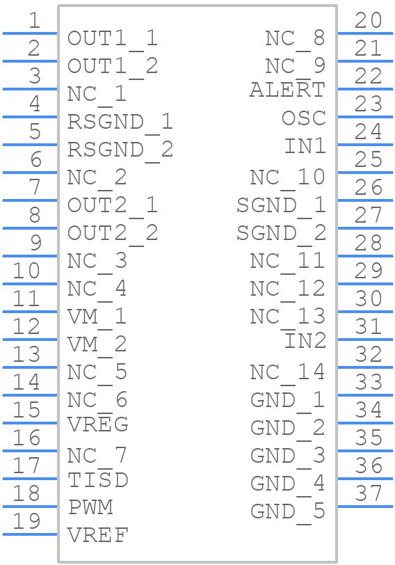 TB6641FTG - Toshiba - PCB symbol