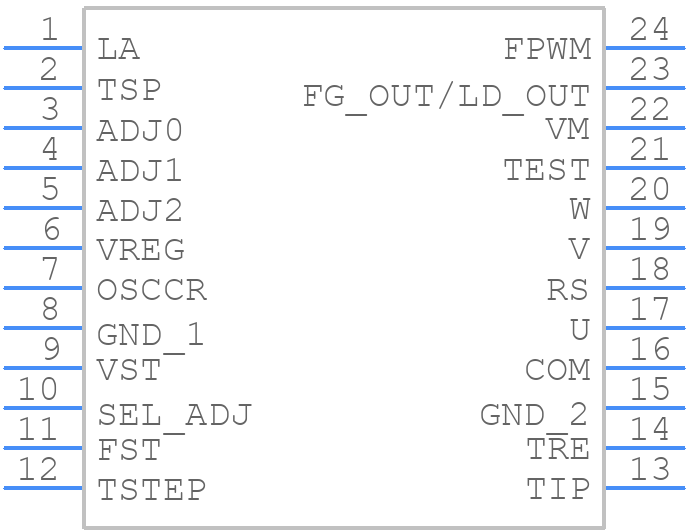 TB67B008FNG - Toshiba - PCB symbol