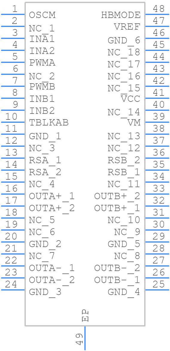 TB67H400AFNG - Toshiba - PCB symbol