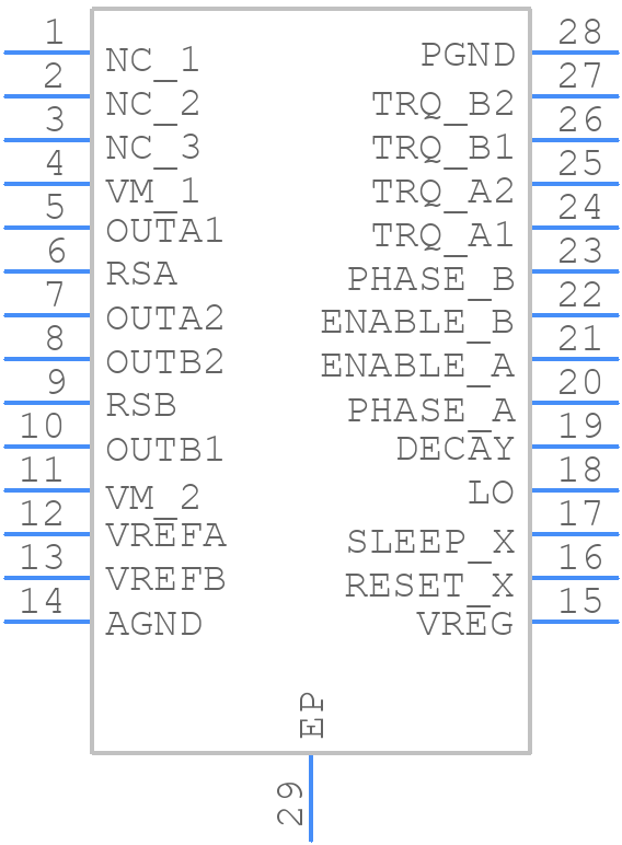 TB67H480FNG - Toshiba - PCB symbol