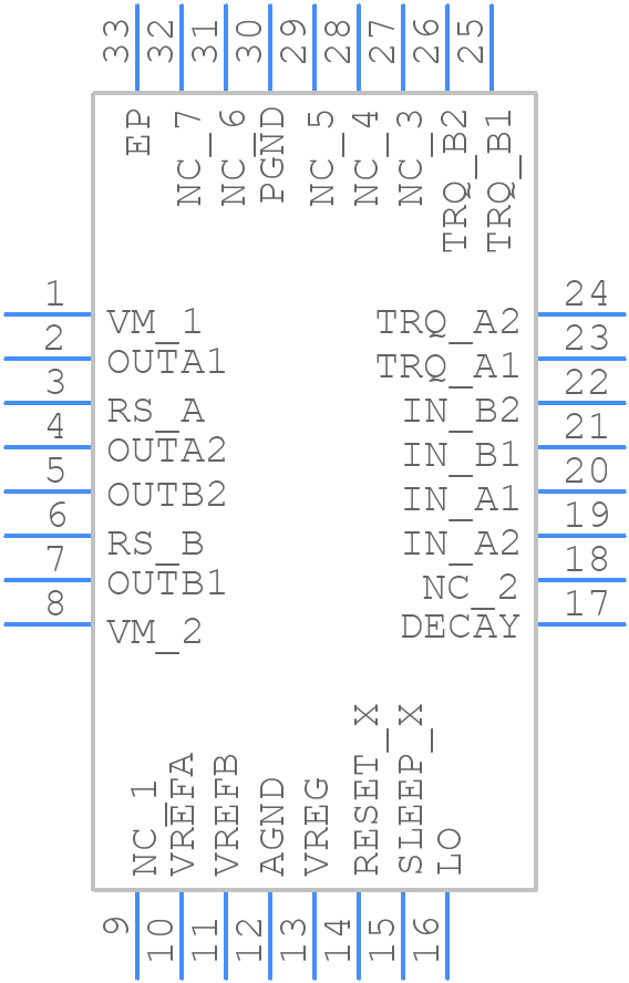 TB67H481FTG - Toshiba - PCB symbol