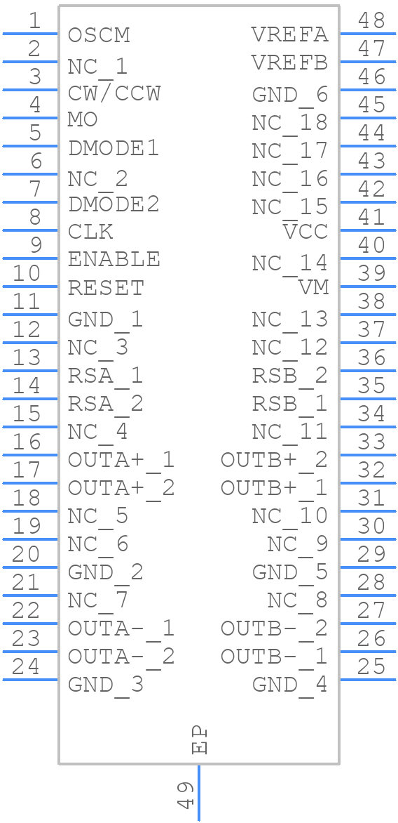 TB67S102AFNG - Toshiba - PCB symbol