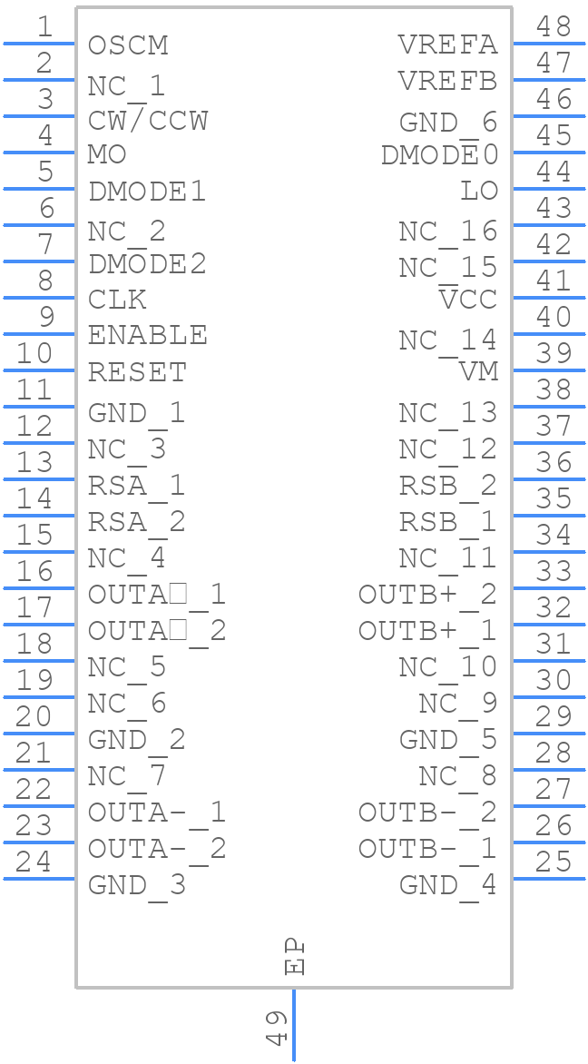 TB67S109AFNG - Toshiba - PCB symbol
