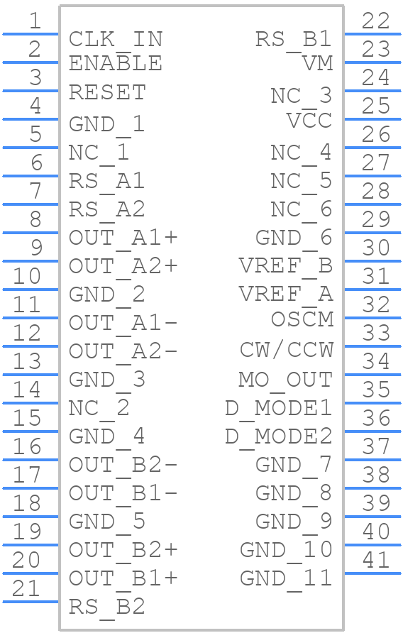 TB67S522FTAG - Toshiba - PCB symbol