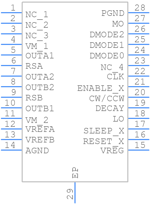 TB67S580FNG - Toshiba - PCB symbol