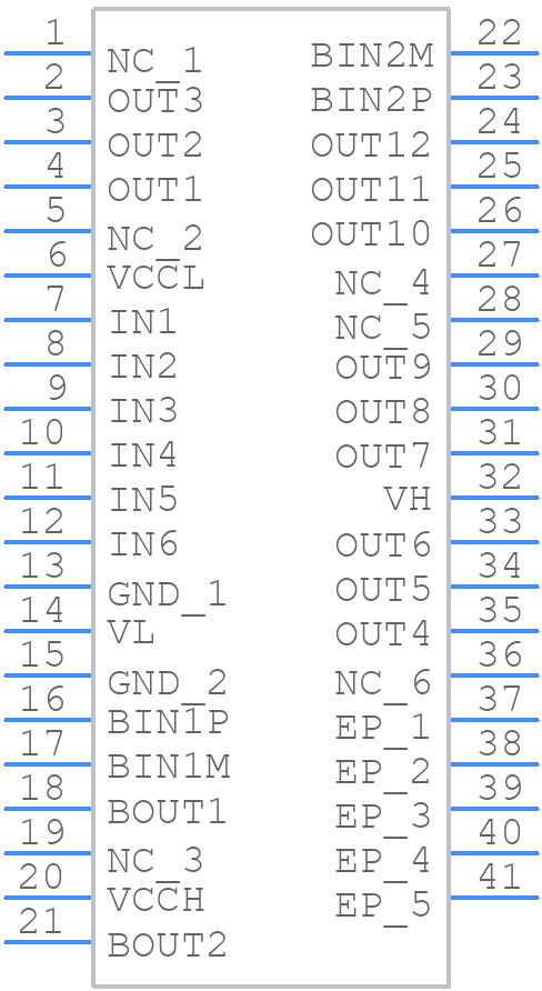 TB6815FTG - Toshiba - PCB symbol