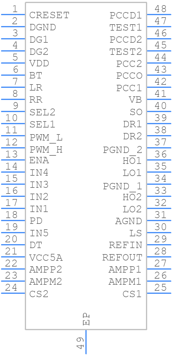 TB9052FNG - Toshiba - PCB symbol