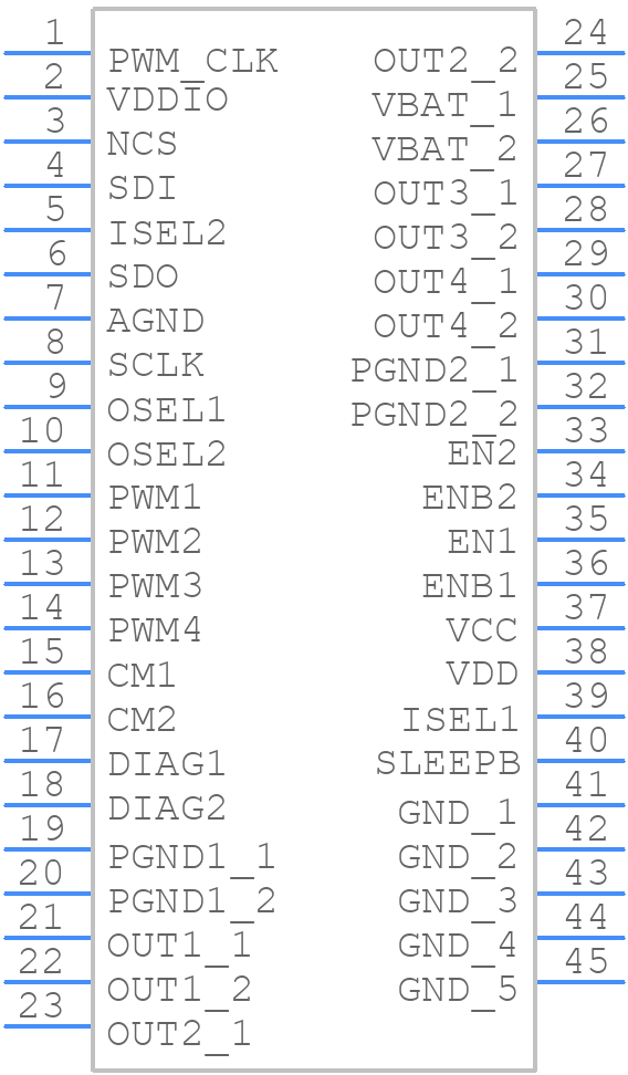 TB9053FTG - Toshiba - PCB symbol