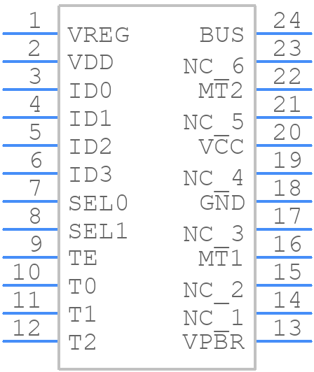 TB9058FNG - Toshiba - PCB symbol