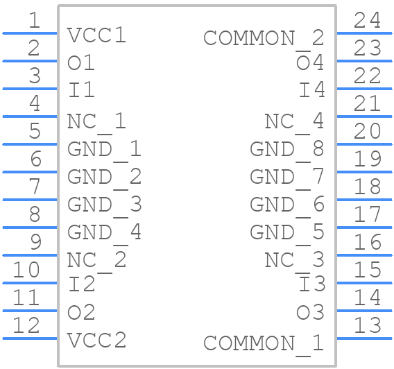 TBD62308AFAG - Toshiba - PCB symbol