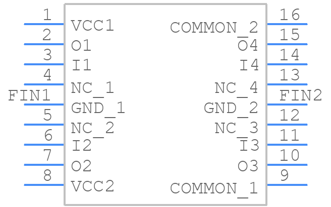 TBD62308AFG - Toshiba - PCB symbol