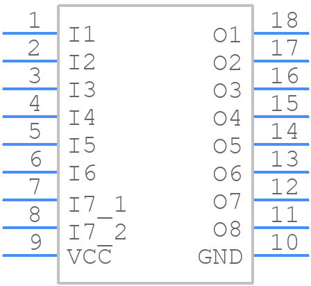 TBD62786AFWG - Toshiba - PCB symbol