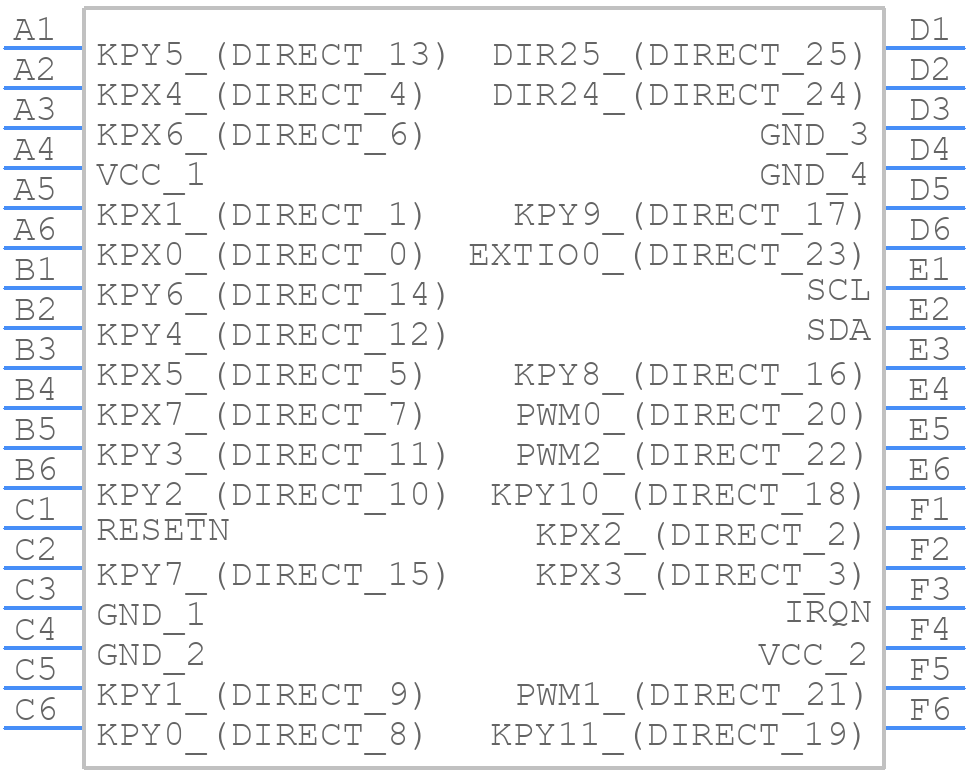 TC35894XBG - Toshiba - PCB symbol
