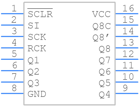 TC74VHC9595FK - Toshiba - PCB symbol
