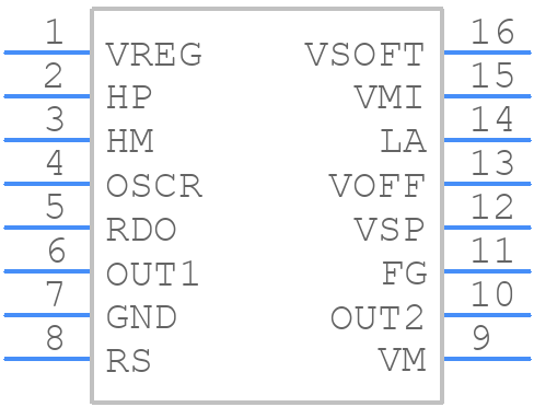 TC78B002FNG - Toshiba - PCB symbol
