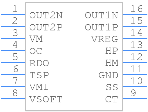 TC78B006AFNG - Toshiba - PCB symbol