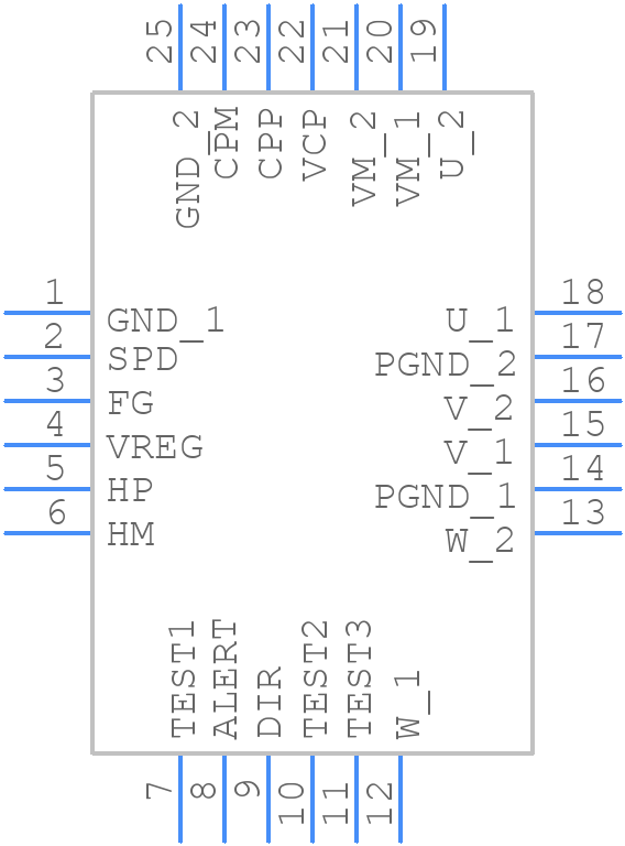TC78B025FTG - Toshiba - PCB symbol