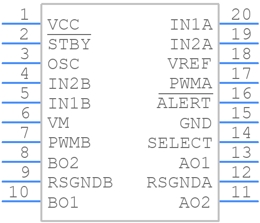 TC78H600FNG - Toshiba - PCB symbol