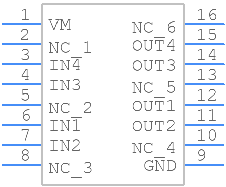 TC78H651AFNG - Toshiba - PCB symbol