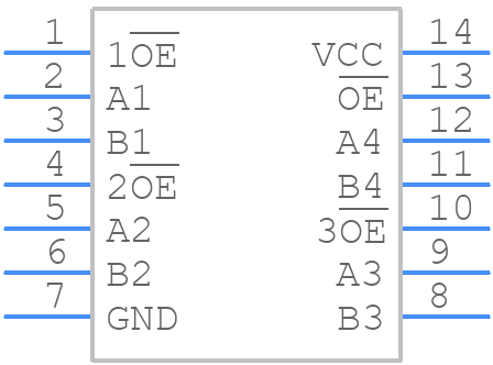 TC7MBL3125CFT - Toshiba - PCB symbol
