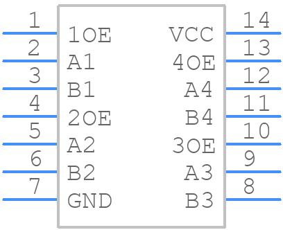 TC7MBL3126CFT - Toshiba - PCB symbol